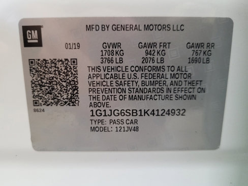 Used 2019 Chevrolet Sonic LT image 33