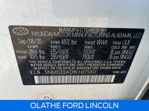 Used 2020 Hyundai Santa Fe SEL w/ Cargo Package image 33