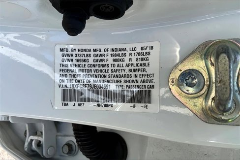 Used 2018 Honda Civic EX image 33