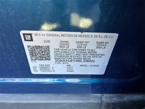 Certified 2021 Chevrolet Equinox LT image 32