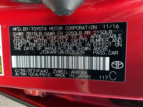 Used 2017 Toyota Prius Two image 40