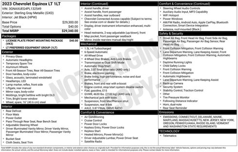 Used 2023 Chevrolet Equinox LT image 41