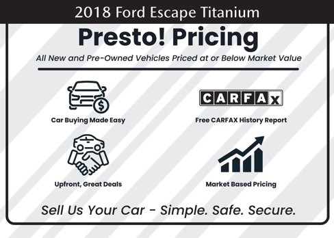 Used 2018 Ford Escape Titanium w/ Ford Safe & Smart Package image 3