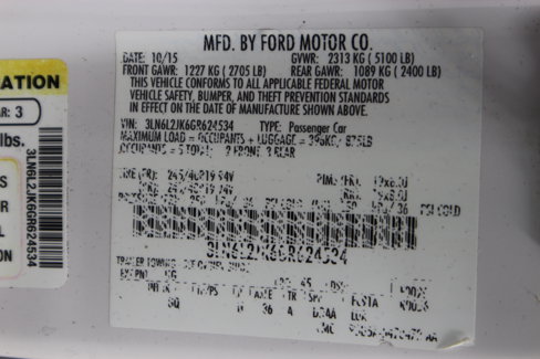Used 2016 Lincoln MKZ AWD w/ Equipment Group 300A Reserve image 39