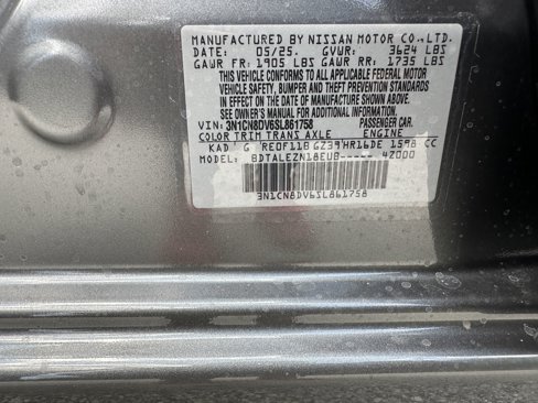 New 2025 Nissan Versa S w/ Trunk Package image 31