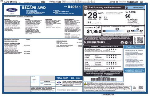 Used 2024 Ford Escape Active image 36