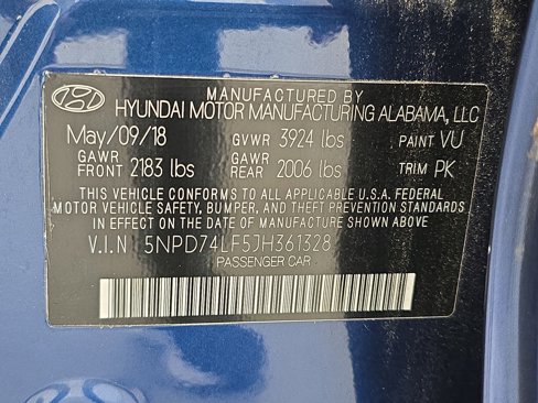 Used 2018 Hyundai Elantra SE w/ SE Connectivity Package 04 image 33
