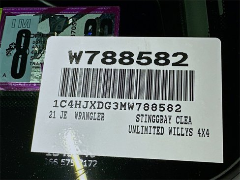 Certified 2021 Jeep Wrangler Unlimited Sport image 30