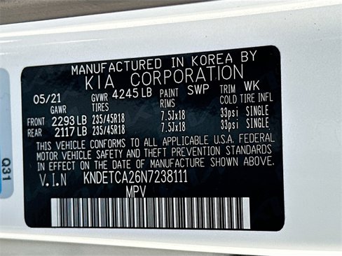 Used 2022 Kia Seltos SX w/ Sunroof Package image 34