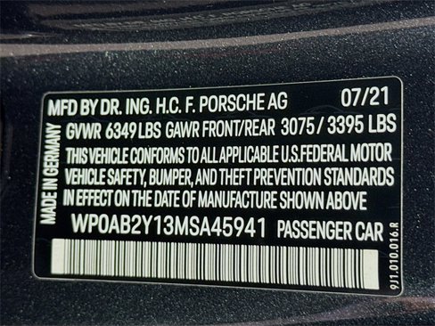 Certified 2021 Porsche Taycan 4S image 25