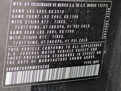 Used 2022 Volkswagen Tiguan S image 26