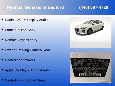 Used 2020 Hyundai Ioniq SE image 7