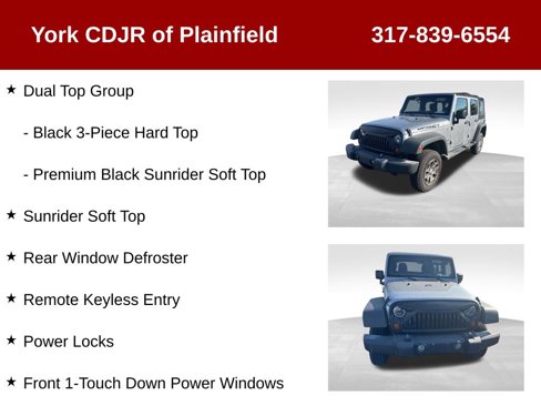 Used 2013 Jeep Wrangler Unlimited Sport w/ Dual Top Group image 6