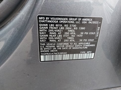 Used 2022 Volkswagen Atlas SEL Premium image 30