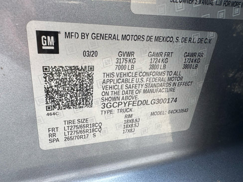 Used 2020 Chevrolet Silverado 1500 LT Trail Boss image 36