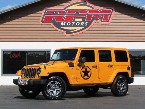 Used 2013 Jeep Wrangler Unlimited Sahara w/ Dual Top Group image 2