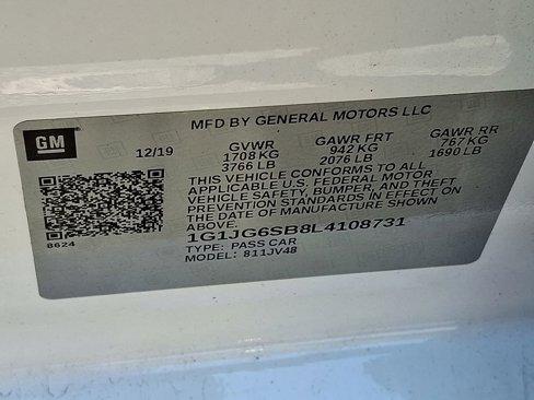 Used 2020 Chevrolet Sonic LT image 23
