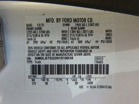 Used 2022 Ford Transit Connect XL image 43