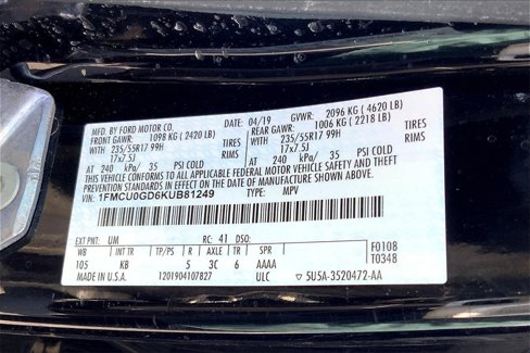 Used 2019 Ford Escape SE image 33