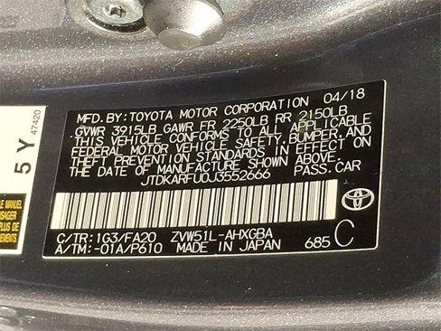 Used 2018 Toyota Prius Three image 28