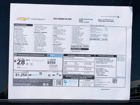 Certified 2022 Chevrolet Equinox RS image 30