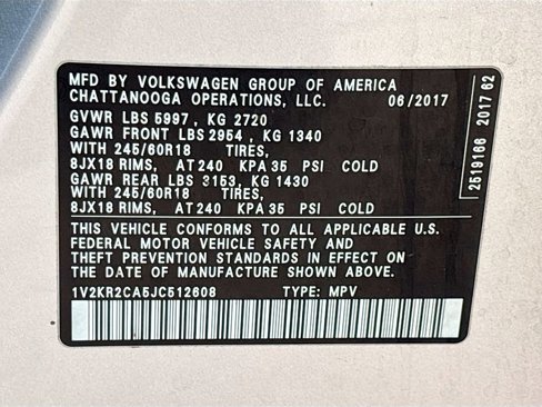 Used 2018 Volkswagen Atlas SE image 31