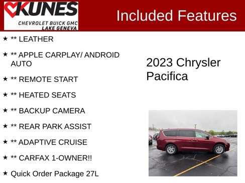 Used 2023 Chrysler Pacifica Touring-L image 2