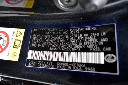 Used 2016 Lexus ES 350 image 42