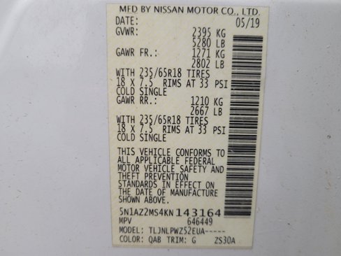 Used 2019 Nissan Murano S image 33