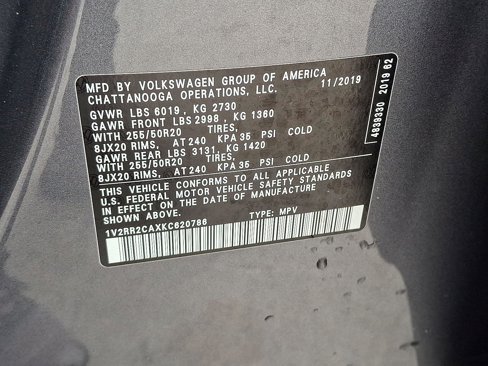 Used 2019 Volkswagen Atlas SEL R-Line image 45