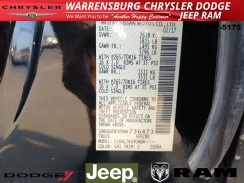 Used 2017 Nissan Frontier SV image 13