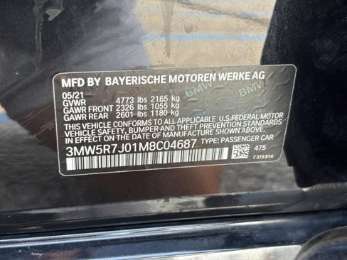 Used 2021 BMW 330i xDrive Sedan w/ M Sport Package image 32