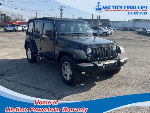 Used 2017 Jeep Wrangler Unlimited Sport w/ Quick Order Package 24S image 1