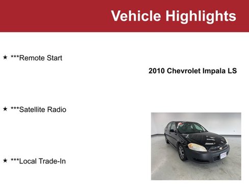 Used 2010 Chevrolet Impala LS image 2