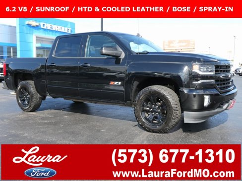 Used 2018 Chevrolet Silverado 1500 LTZ Z71 w/ Midnight Edition image 1