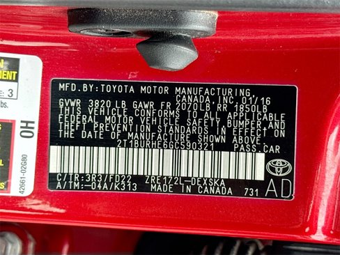 Used 2016 Toyota Corolla S image 25