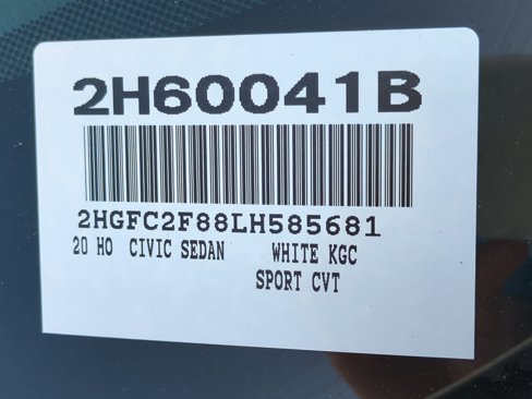Used 2020 Honda Civic Sport image 32
