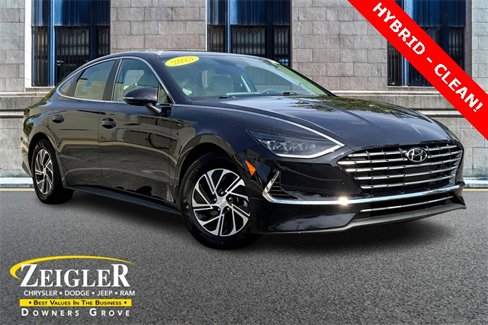 Used 2023 Hyundai Sonata Blue image 1