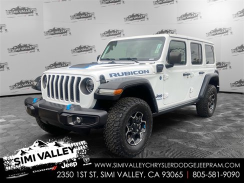 Used 2022 Jeep Wrangler Unlimited Rubicon 4xe w/ Cold Weather Group image 1