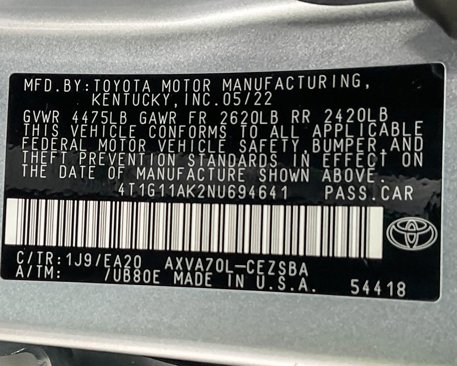 Used 2022 Toyota Camry SE image 25