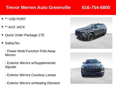 Used 2016 Jeep Cherokee Trailhawk w/ Leather Interior Group image 19