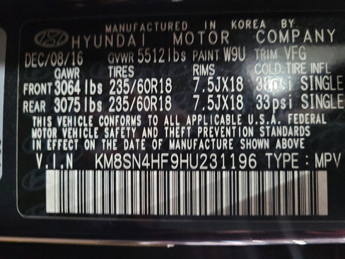 Used 2017 Hyundai Santa Fe Limited image 33