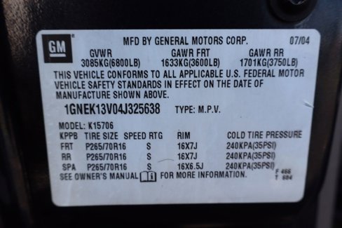 Used 2004 Chevrolet Tahoe LS image 42
