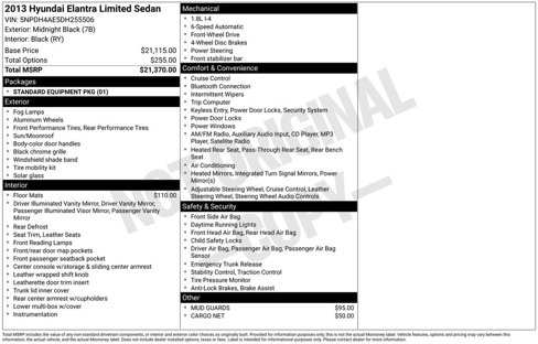 Used 2013 Hyundai Elantra Limited image 28