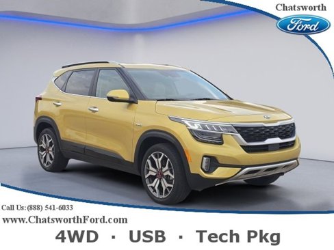Used 2021 Kia Seltos SX w/ SX Sunroof Package image 1