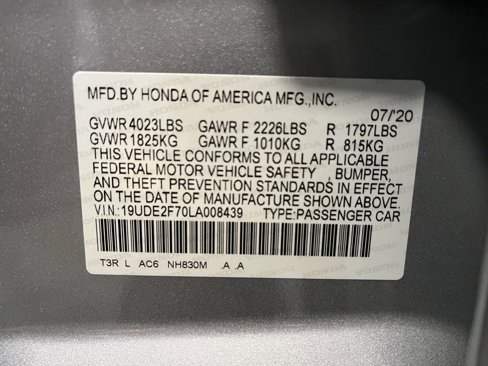 Certified 2020 Acura ILX w/ Premium Package image 24