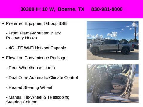 Used 2021 GMC Sierra 1500 Elevation w/ LPO, Elevation Black Package image 28