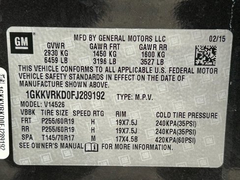 Used 2015 GMC Acadia SLT w/ Open Road Package image 29