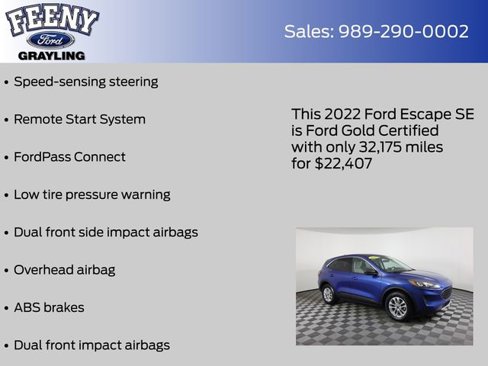 Used 2022 Ford Escape SE image 18