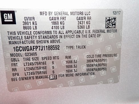 Used 2018 Chevrolet Express 2500 image 25